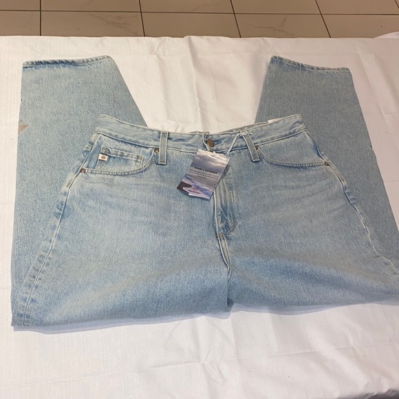 AG Adriano Goldschmied - RENN High Rise Barrel Fame Embroidered Jeans - Picture 6 of 11